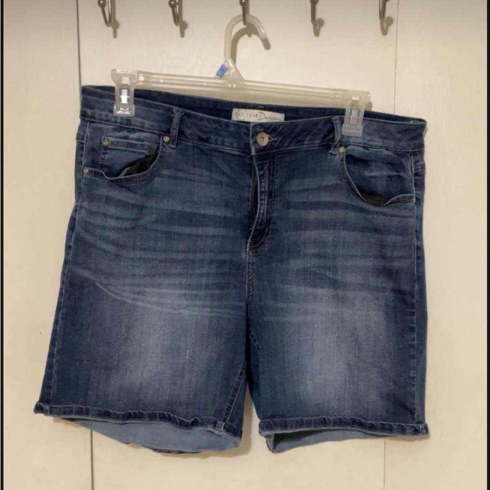 Women's Blue Denim Shorts